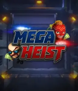 Step into the thrilling world of the Mega Heist game by Relax Gaming, highlighting comedic characters ready to pull off a bank heist. This image portrays the drama of the heist with its striking logo and a mysterious vault backdrop. Perfect for players looking for a heist adventure, offering a gripping gaming experience. 