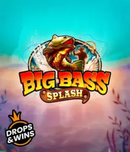 Dive into the action-packed world of the Big Bass Splash game by Pragmatic Play, highlighting a dynamic fish splashing out of water. This image portrays the heart of the fishing theme with bold graphics and lively typography. Ideal for fishing enthusiasts, offering a captivating adventure. 