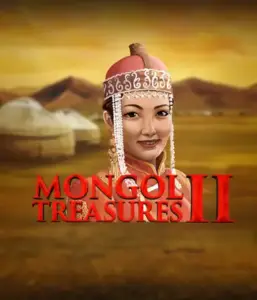 Discover the rich heritage of Mongolia with the Mongol Treasures 2 game by Endorphina, featuring a graceful Mongolian woman adorned in traditional attire against a golden Mongolian steppe backdrop. This graphic portrays the spirit of Mongolian history, providing a memorable gaming experience. 